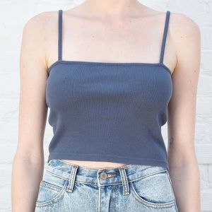 Brandy Melville Faye Tank -Washed Blue